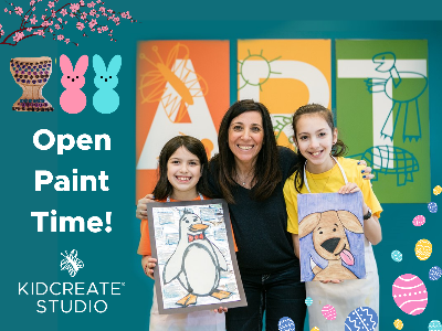 Kidcreate Studio - Alexandria. Easter & Passover Open Paint Time for All Ages! (12:30-4:30)